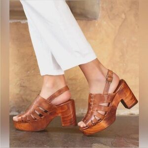 Bed Stu Fontella Slingback Heel  Size 8. NWOB. Retail $195